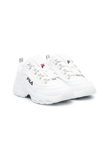 Fila Kids Sneakers mit Logo-Print - Weiß