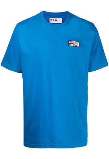 Fila logo-print short-sleeved T-shirt - Blau