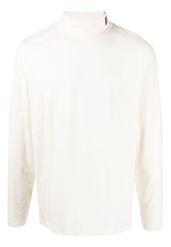 Fila roll-neck logo-patch jumper - Weiß