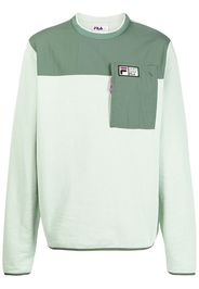 Fila colour-block sweatshirt - Grün