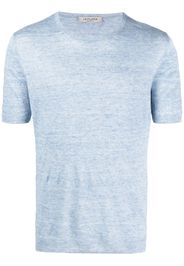 Fileria fine-knit linen T-shirt - Blau