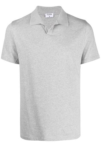 Filippa K fine-knit polo shirt - Blau