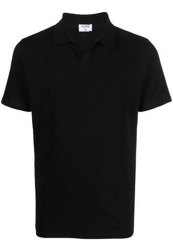 Filippa K short-sleeve polo shirt - Schwarz