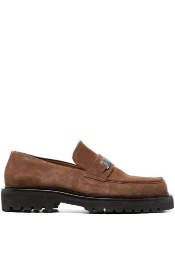 Filippa K Loafer aus Wildleder - Nude