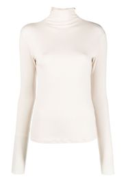 Filippa K Gerippter Pullover mit Stehkragen - Nude