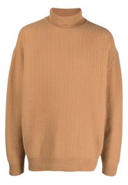 Filippa K Strukturierter Rollkragenpullover - Braun