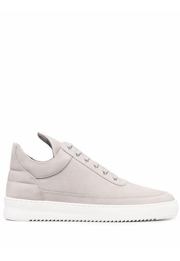 Filling Pieces leather high-top sneakers - Grau