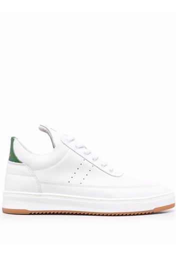 Filling Pieces branded heel-counter sneakers - Weiß