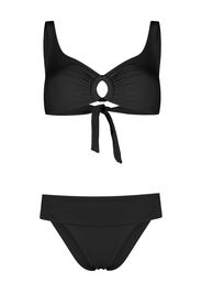 Fisico disc-detail logo-patch bikini - Schwarz