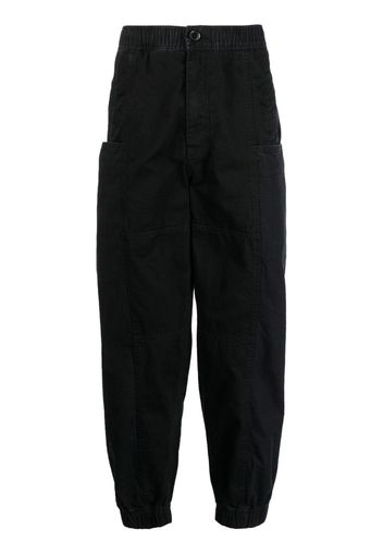 FIVE CM straight-leg elasticated trousers - Blau