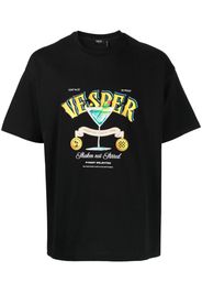 FIVE CM T-Shirt mit grafischem Print - Schwarz
