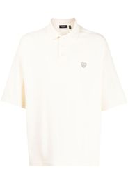 FIVE CM Poloshirt mit Logo-Stickerei - Weiß