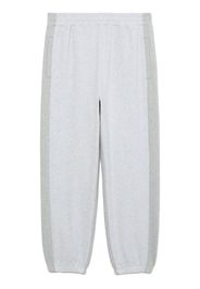 FIVE CM two-tone cotton-blend track pants - Grau