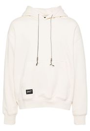 FIVE CM Hoodie mit Lederbesatz - Nude