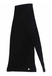 Flapper pointed cashmere beanie - Schwarz