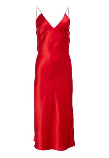 Fleur Du Mal Crystal Camisole-Midikleid - Rot