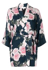 Fleur Du Mal Haori silk kimono robe - Mehrfarbig