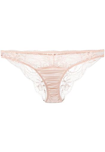 Fleur Of England Slip aus Spitze - Nude