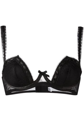 Folies By Renaud 'Carla Noir" BH mit Cut-Out - Schwarz