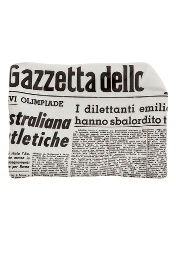 Fornasetti 'La Gazzetta Dello Sport' Aschenbecher - Grau