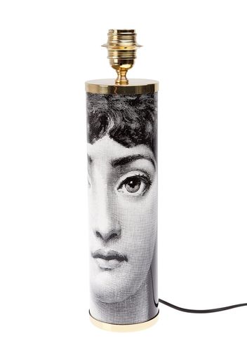 Fornasetti Lampenfuss mit Gesicht-Motiv - Schwarz