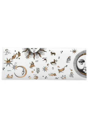 Fornasetti Schale mit astrologischen Motiven - Schwarz