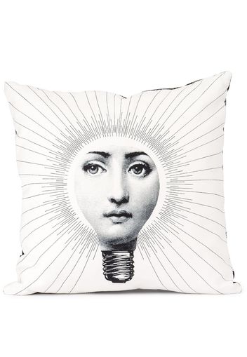 Fornasetti Kissen mit "Abbaglio"-Print - Schwarz