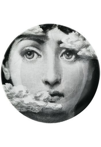 Fornasetti 'Tema e Variazioni' Wandteller - Schwarz