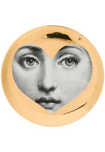 Fornasetti 'Variazioni N.41' Wandteller - Gold