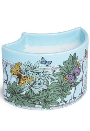 Fornasetti Farfalle e Balaustra scented candle (530g) - Blau