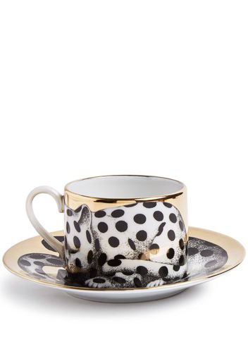 Fornasetti High Fidelity Pois tea cup - Schwarz