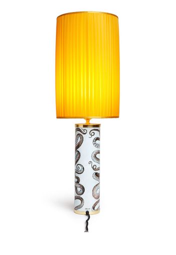 Fornasetti cylindrical pleated lampshade - Gelb