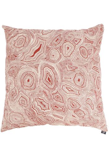 Fornasetti Malachite-pattern outdoor cushion - Nude