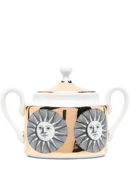 Fornasetti Sole sugar bown - Schwarz