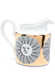 Fornasetti Soli-print milk jug - Weiß