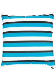 Fornasetti stripe pattern cushion - Blau