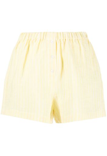 Forte Dei Marmi Couture Shorts mit elastischem Bund - Gelb