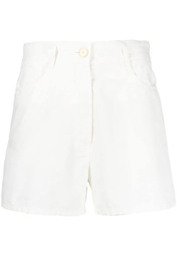 Forte Forte cotton canvas short shorts - Weiß