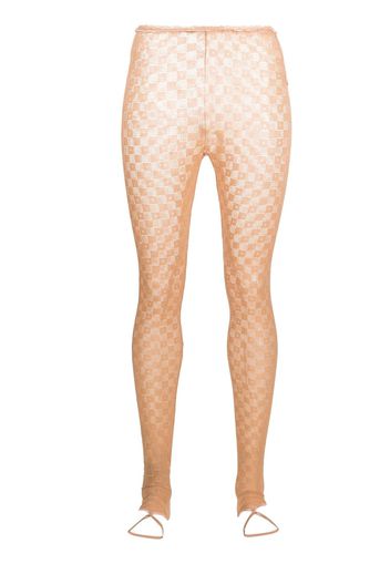 Forte Forte Leggings mit hohem Bund - Nude