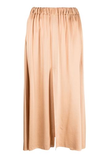 Forte Forte stretch-silk midi skirt - Nude