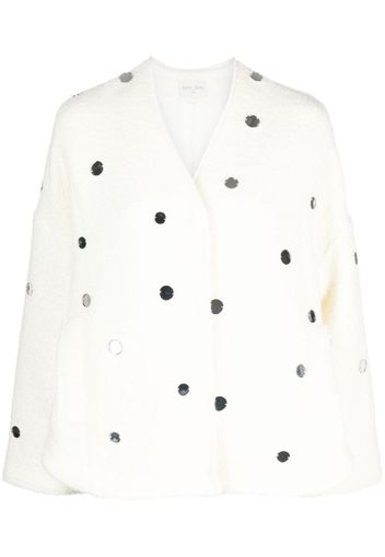 Forte Forte sequin-embellished jacket - Weiß