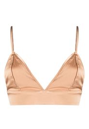 Forte Forte Bralet mit Schimmeroptik - Nude