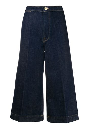 FRAME 'Le Culotte' Cropped-Jeans - Blau