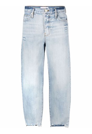 FRAME Barrel high-waist jeans - Blau