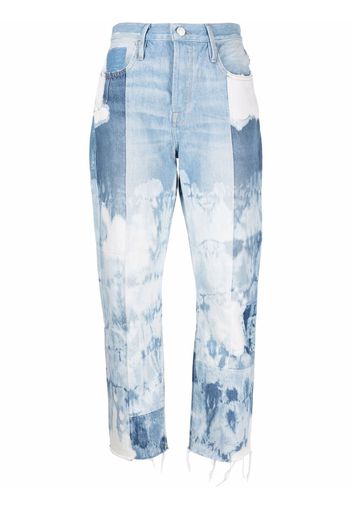 FRAME patchwork-design denim jeans - Blau