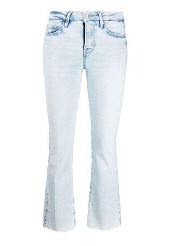 FRAME low-rise cropped jeans - Blau