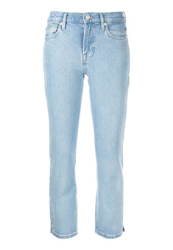 FRAME Le High Straight-Leg-Jeans - Blau