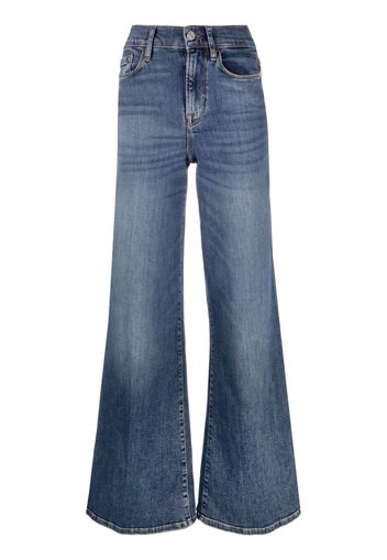 FRAME high-rise flared jeans - Blau
