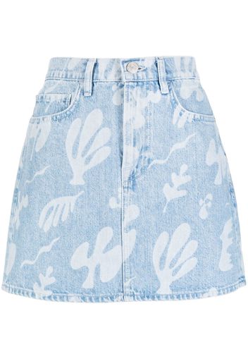 FRAME Le Mini denim skirt - Blau