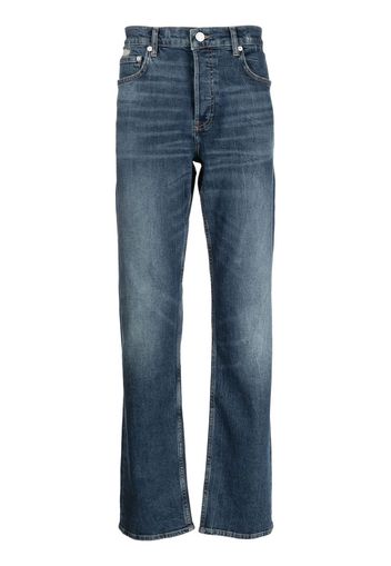 FRAME low-rise straight jeans - Blau